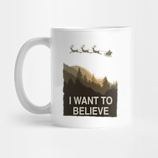 I want to believe in Christmas Card Mug